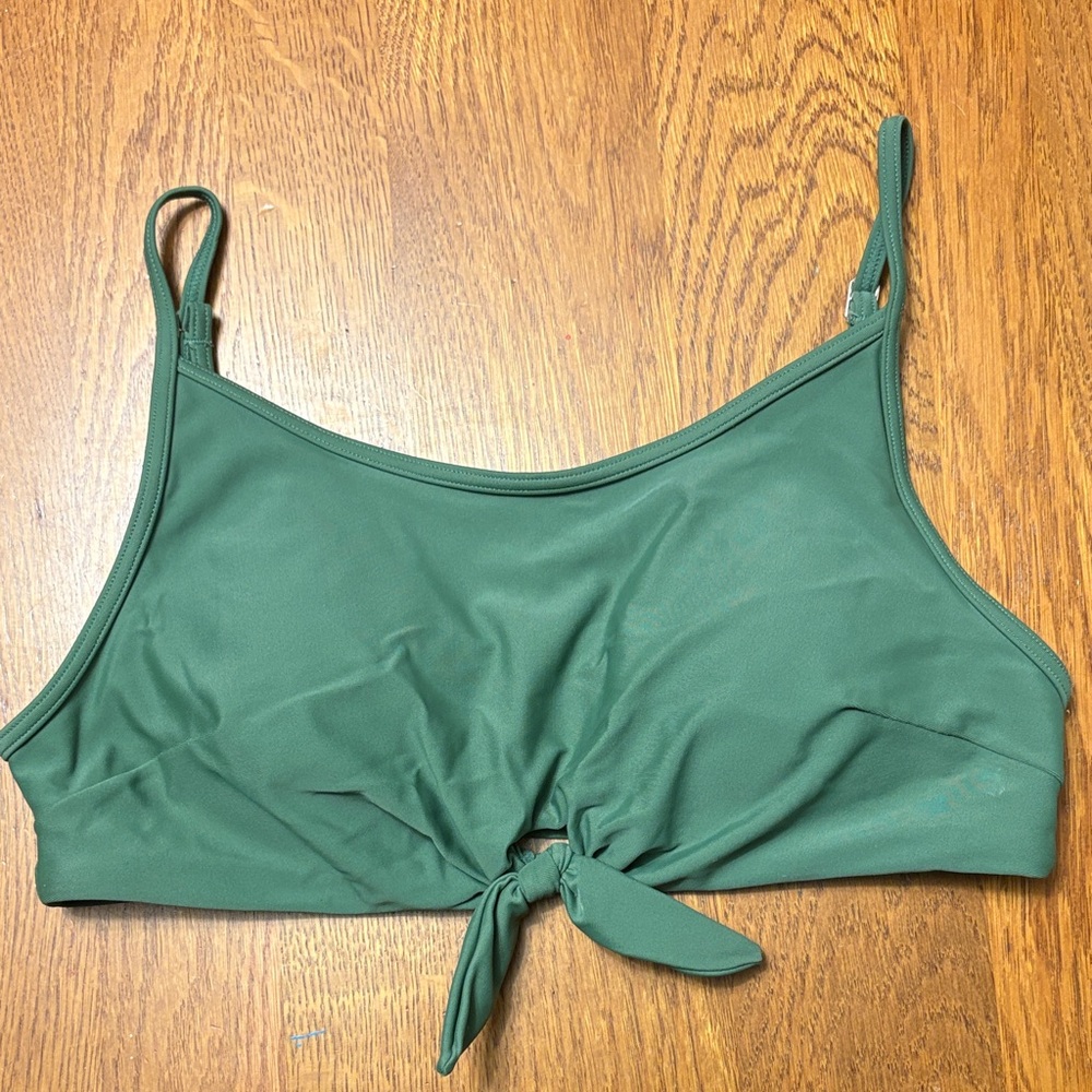 Hollister medium Green Swimwear bikini top